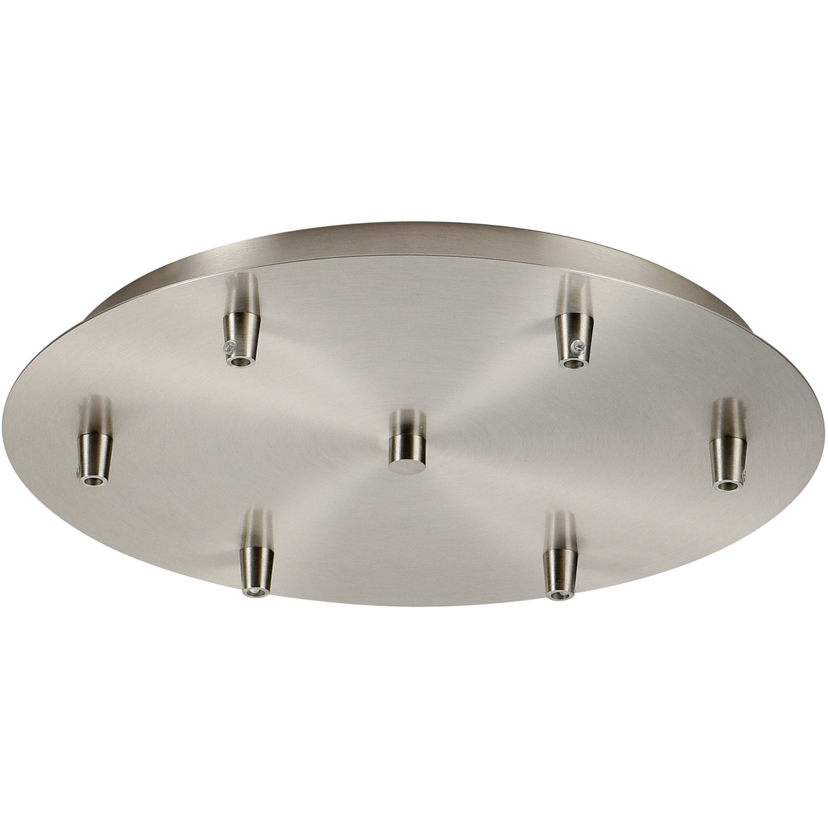 Innovations Lighting 116SN Custom Cord Satin Nickel Multi Port Canopy Round