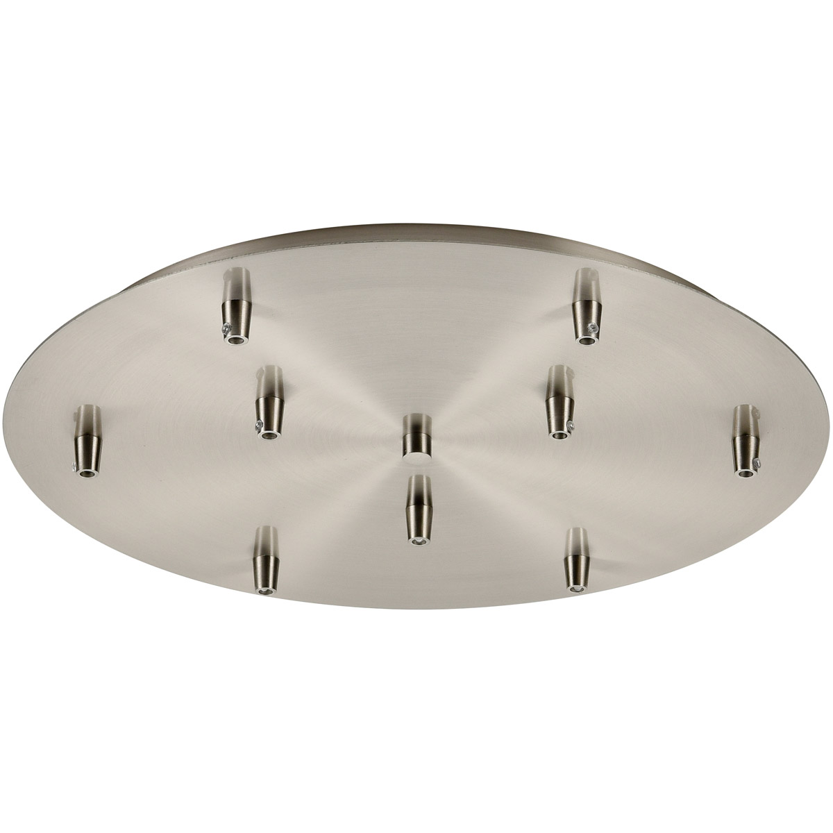 Innovations Lighting 119SN Custom Cord Satin Nickel Multi Port Canopy Round