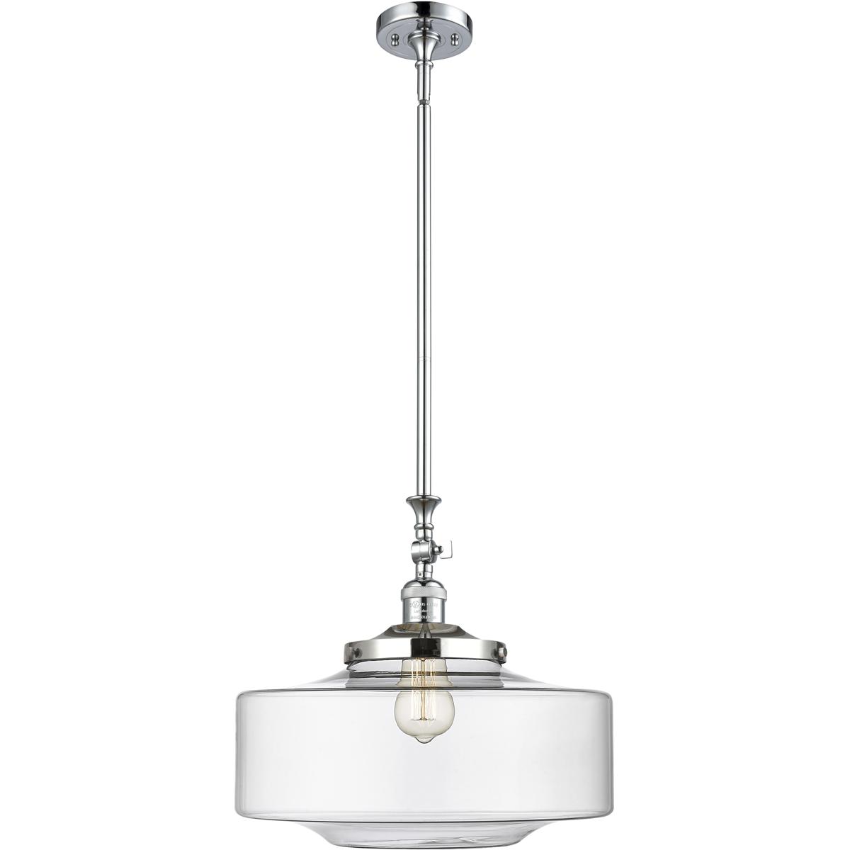 Innovations Lighting 206-PC-G692-16 Franklin Restoration Bridgeton 1 Light 16 inch Polished Chrome Mini Pendant Ceiling Light in Incandescent, Clear