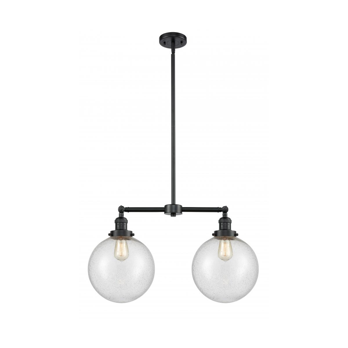Innovations Lighting 209-OB-G204-10 Franklin Restoration X-Large Beacon 2 Light 25 inch Oil Rubbed Bronze Island Light Ceiling Light in Seedy Glass, F