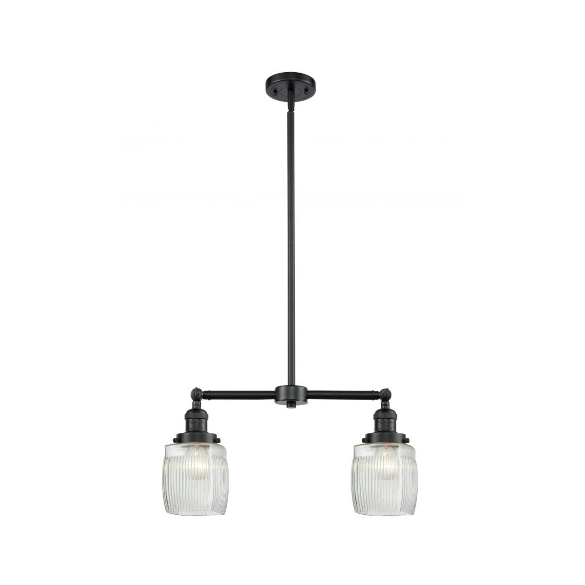 Innovations Lighting 209-OB-G302-LED Franklin Restoration Colton LED 22 inch Oil Rubbed Bronze Chandelier Ceiling Light, Franklin Restoration