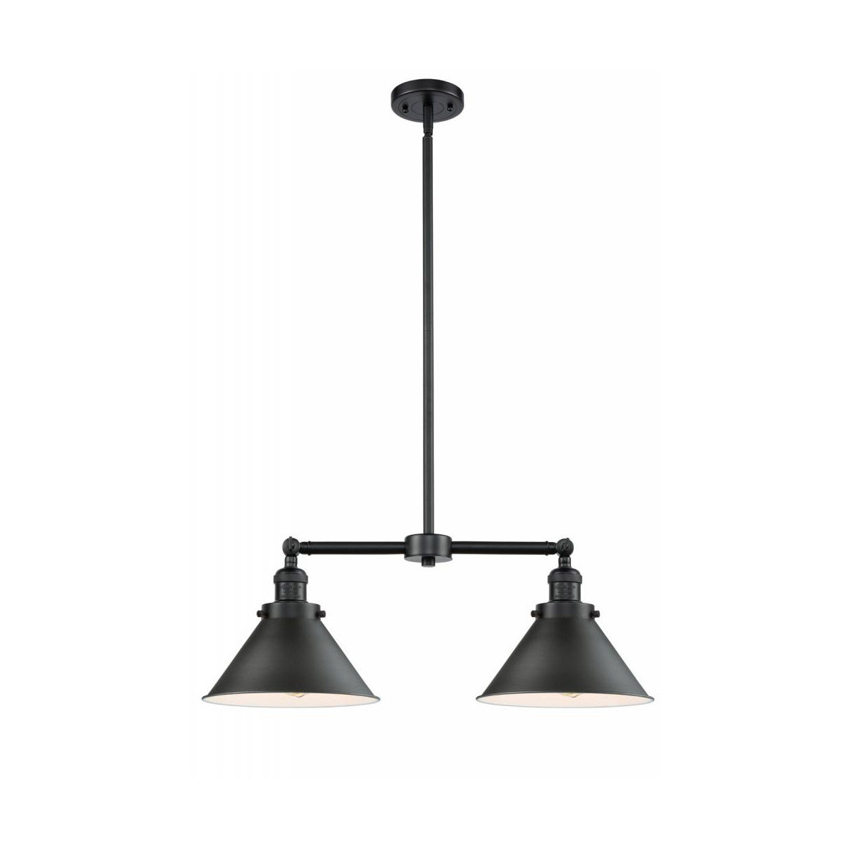 Innovations Lighting 209-OB-M10-OB-LED Franklin Restoration Briarcliff LED 21 inch Oil Rubbed Bronze Chandelier Ceiling Light, Franklin Restoration
