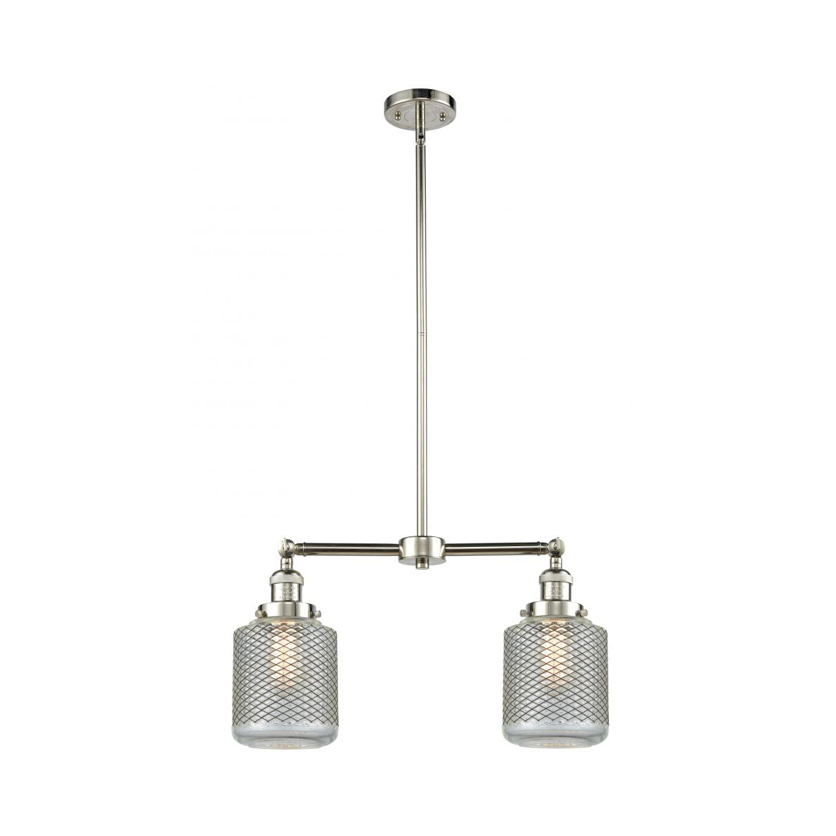Innovations Lighting 209-PN-G262-LED Franklin Restoration Stanton LED 23 inch Polished Nickel Chandelier Ceiling Light, Franklin Restoration