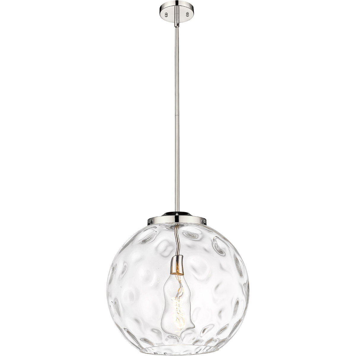 Innovations Lighting Bruno Marashlian Athens Water Glass 15 Inch Large Pendant Athens Water Glass - 221-1S-PN-G1215-16 - Modern Contemporary