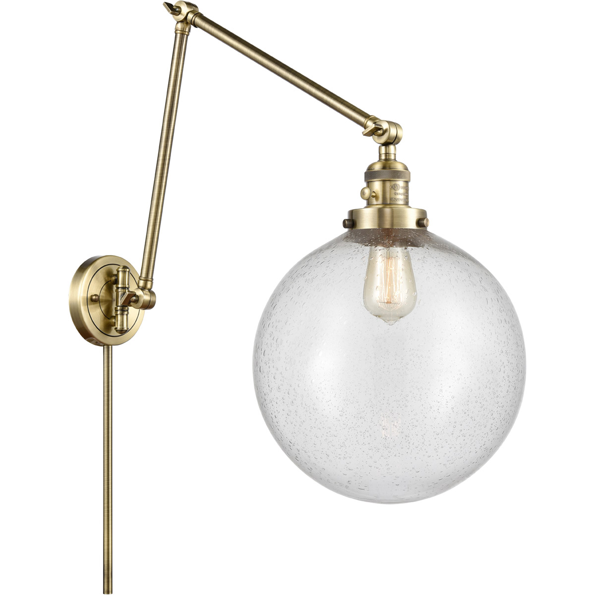 Innovations Lighting Xx-Large Beacon Medium Wall Swing Lamp Xx-Large Beacon - 238-AB-G204-12 - Mid-Century Modern