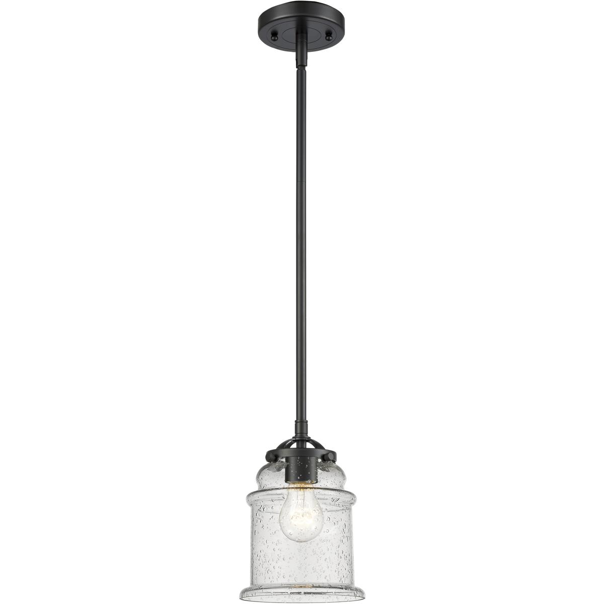 Innovations Lighting 284-1S-OB-G184-LED Nouveau Canton LED 6 inch Oil Rubbed Bronze Mini Pendant Ceiling Light in Seedy, Nouveau