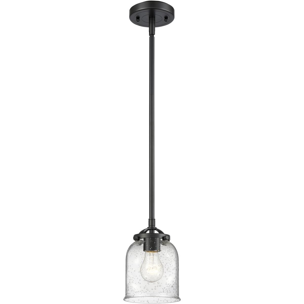 Innovations Lighting 284-1S-OB-G54 Nouveau Bell 1 Light 5 inch Oil Rubbed Bronze Mini Pendant Ceiling Light in Incandescent, Seedy, Nouveau