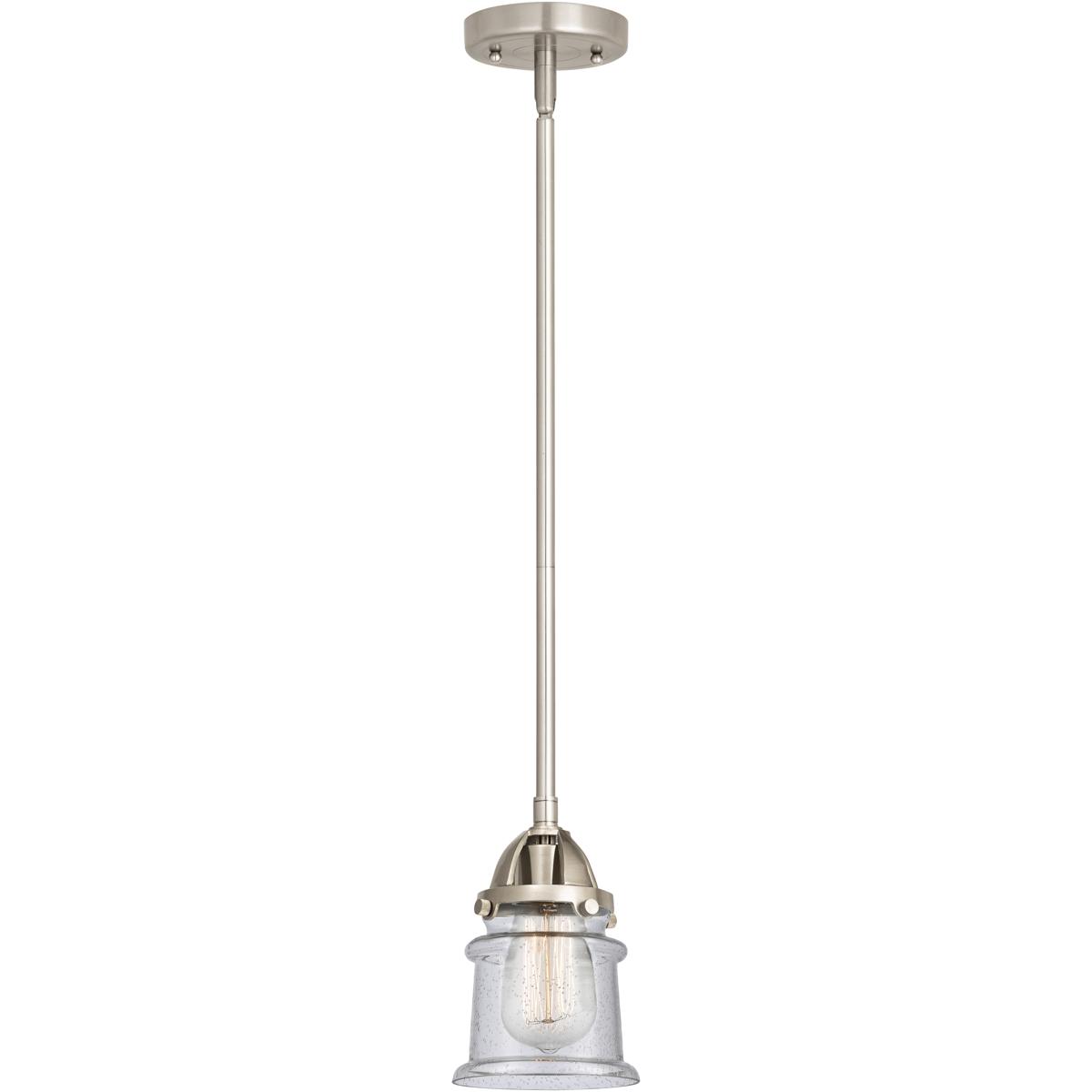 Innovations Lighting 288-1S-SN-G184S Nouveau 2 Canton 1 Light 5.25 inch Brushed Satin Nickel Mini Pendant Ceiling Light in Incandescent, Seedy