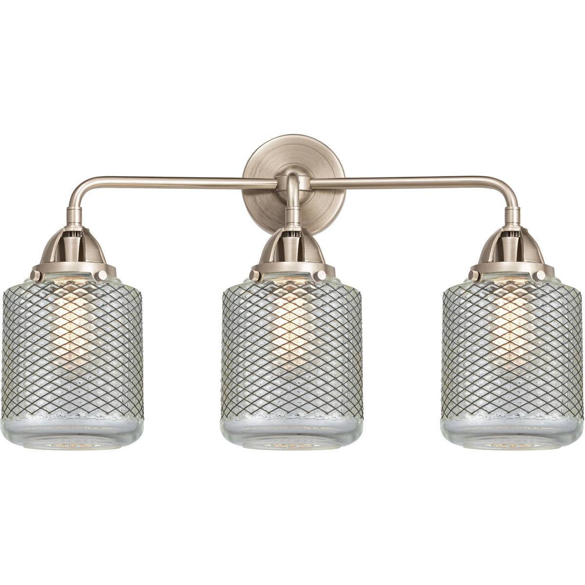 Innovations Lighting 288-3W-BPN-G262-LED Nouveau 2 Stanton LED 24 inch Black Polished Nickel Bath Vanity Light Wall Light