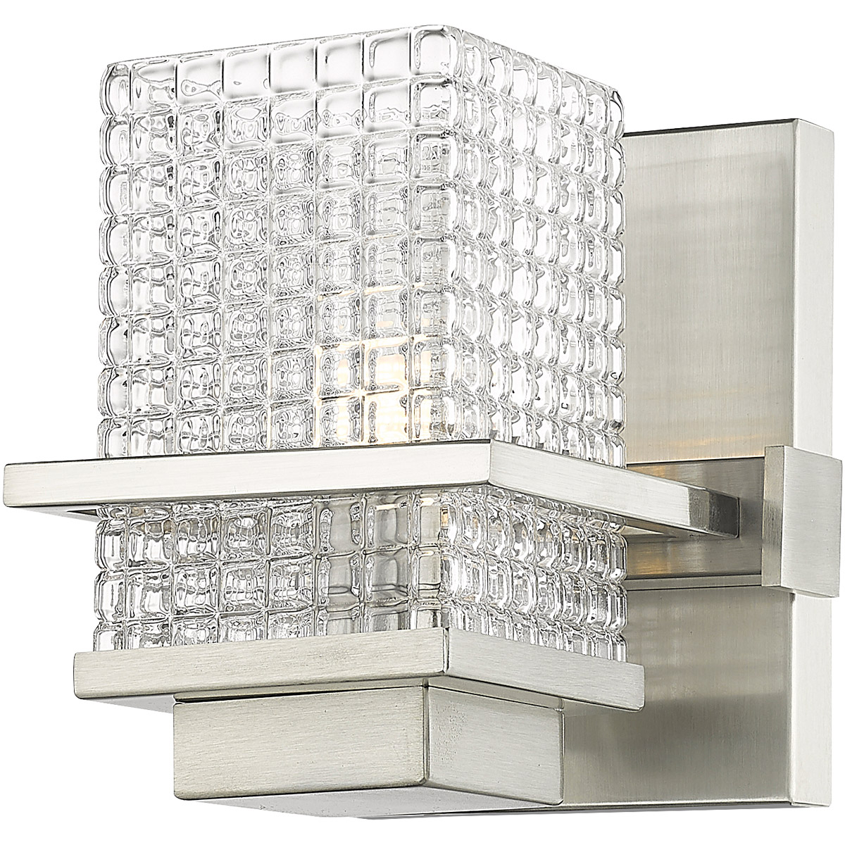 Innovations Lighting 310-1W-SN-CL Wellfleet 1 Light 5.25 inch Satin Nickel Bath Vanity Light Wall Light in Incandescent