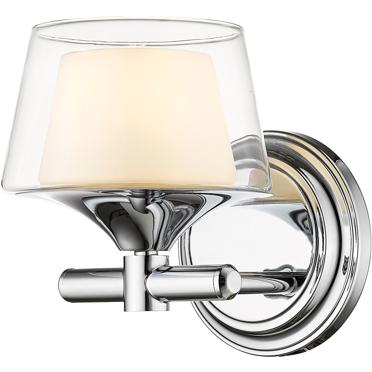 Innovations Lighting 311-1W-PC-CLW Laguna 1 Light 5.75 inch Polished Chrome Bath Vanity Light Wall Light in Incandescent