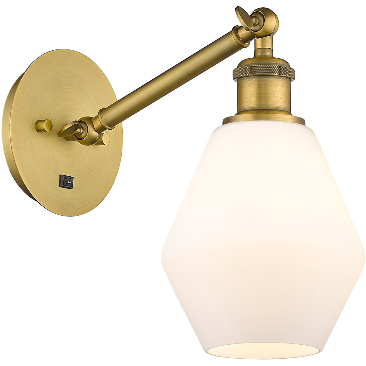 Innovations Lighting 317-1W-BB-G651-6 Ballston Cindyrella 1 Light 6 inch Brushed Brass Sconce Wall Light
