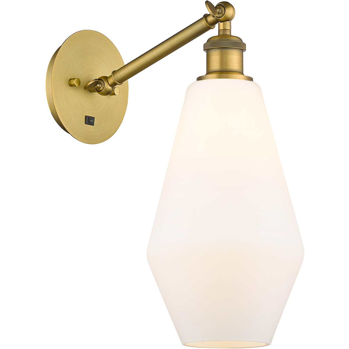 Innovations Lighting 317-1W-BB-G651-7-LED Ballston Cindyrella LED 7 inch Brushed Brass Sconce Wall Light