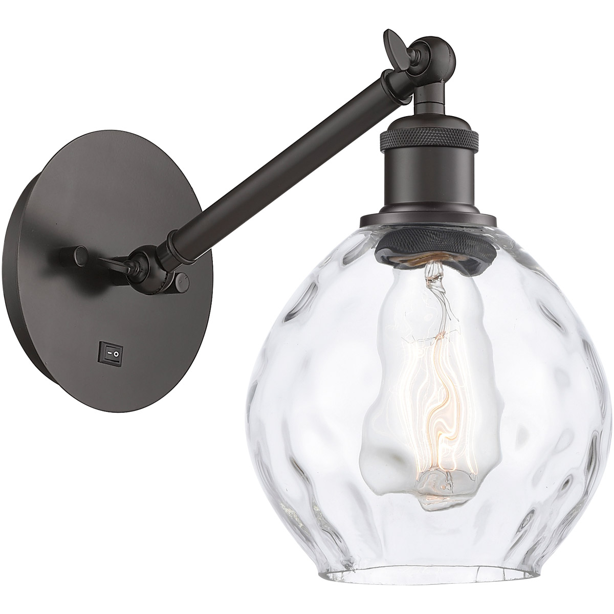 Innovations Lighting 317-1W-OB-G362 Ballston Waverly 1 Light 6 inch Oil Rubbed Bronze Sconce Wall Light