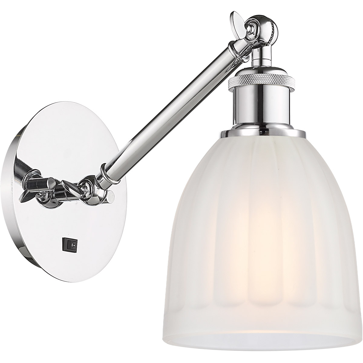 Innovations Lighting 317-1W-PC-G441 Ballston Brookfield 1 Light 6 inch Polished Chrome Sconce Wall Light