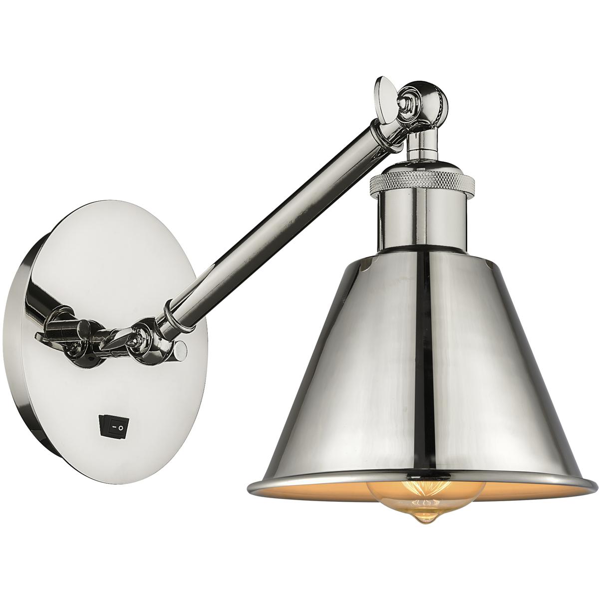 Innovations Lighting 317-1W-OB-M8 Ballston Smithfield 1 Light 7 inch Oil Rubbed Bronze Sconce Wall Light