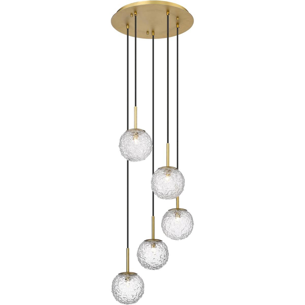 Innovations Lighting Barrington 16 Inch 5 Light Multi Light Pendant Barrington - 320-5P-BB-G320-6CL-BB - Modern Contemporary
