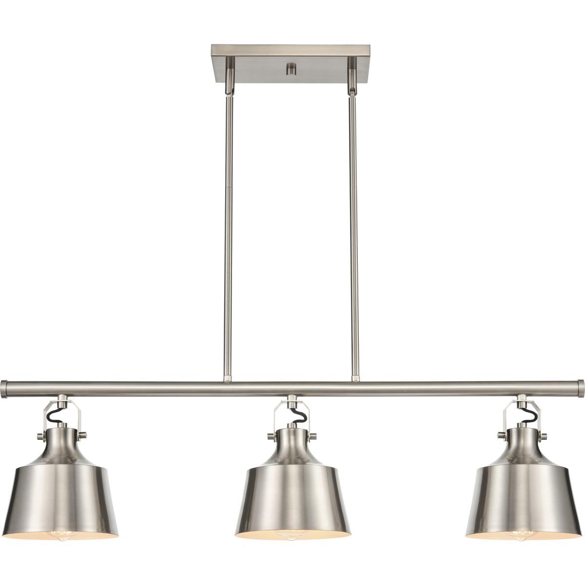 Innovations Lighting 370-3I-SN-M-LED Auralume Provin LED 35.5 inch Brushed Satin Nickel Island Light Ceiling Light