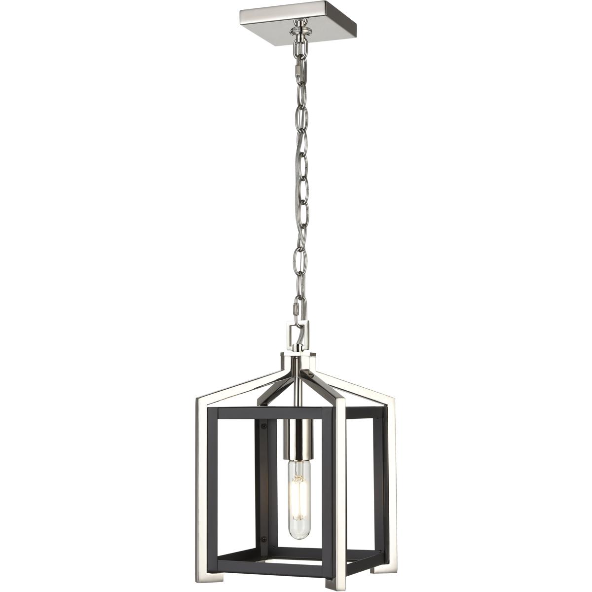 Innovations Lighting 376-1P-BPN-8 Wiscoy 1 Light 8 inch Black Polished Nickel Pendant Ceiling Light