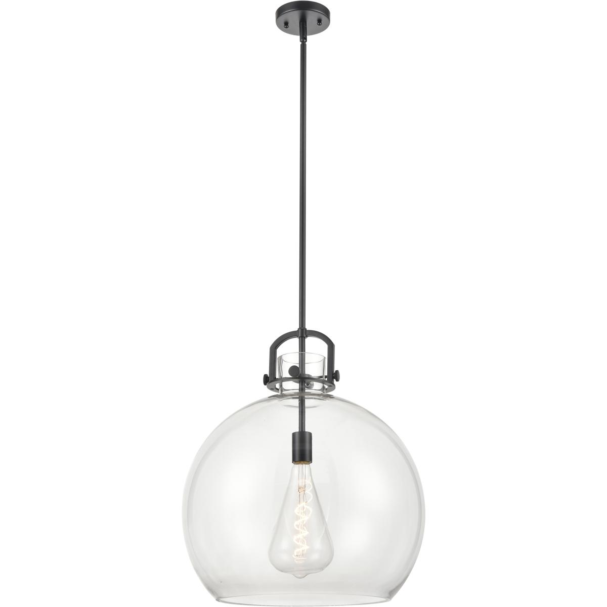 Innovations Lighting Bruno Marashlian Newton Sphere 18 Inch Large Pendant Newton Sphere - 410-1SL-BK-G410-18CL - Industrial
