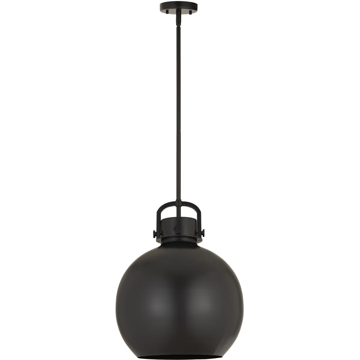 Innovations Lighting Bruno Marashlian Newton Sphere 14 Inch Large Pendant Newton Sphere - 410-1SL-BK-M410-14BK - Modern Contemporary