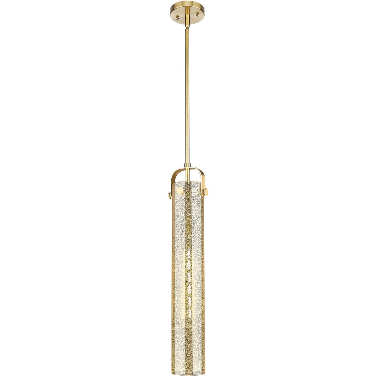 Innovations Lighting 413-1SS-CB-G413-1S-4ME Downtown Urban Pilaster 1 Light 5 inch Champagne Bronze Pendant Ceiling Light in Mercury