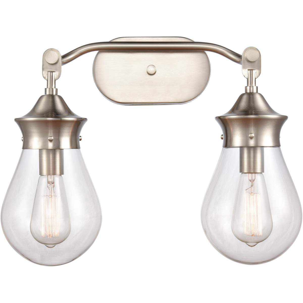 Innovations Lighting 414-2W-SN-G4142-6-LED Genesis LED 18.25 inch Satin Nickel Bath Vanity Light Wall Light