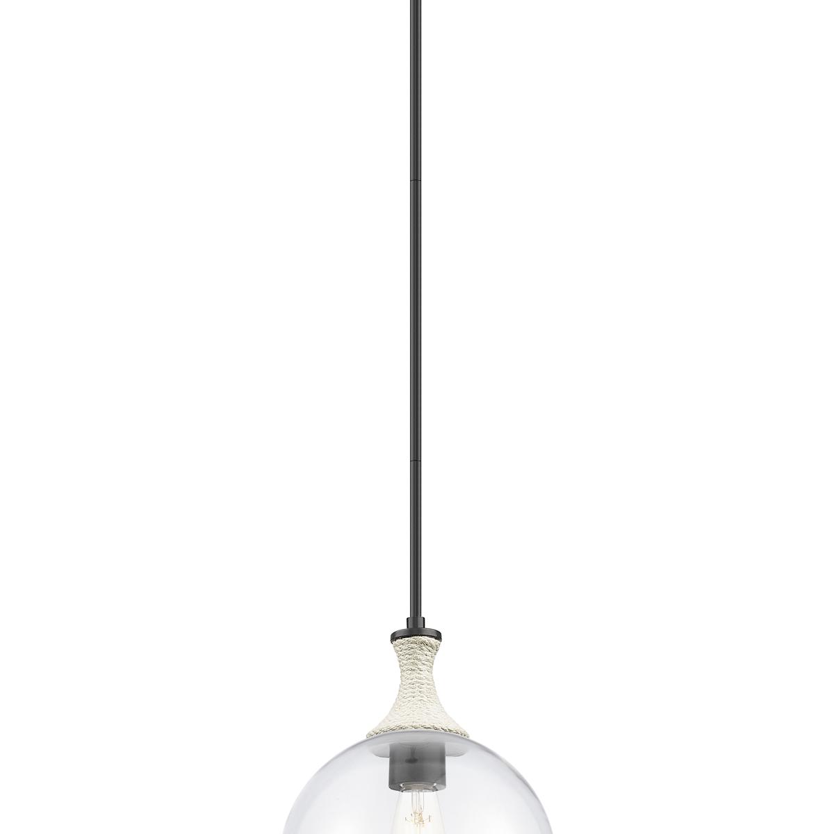 Innovations Lighting 415-1SR-BK-G122-10 Astor 1 Light 10 inch Matte Black Mini Pendant Ceiling Light in Clear Glass