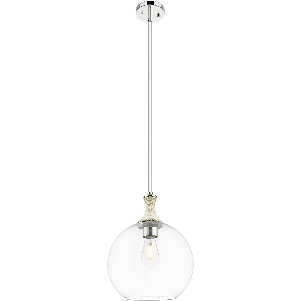 Innovations Lighting 415-1SR-PN-G122-12 Astor 1 Light 12 inch Polished Nickel Mini Pendant Ceiling Light in Clear Glass