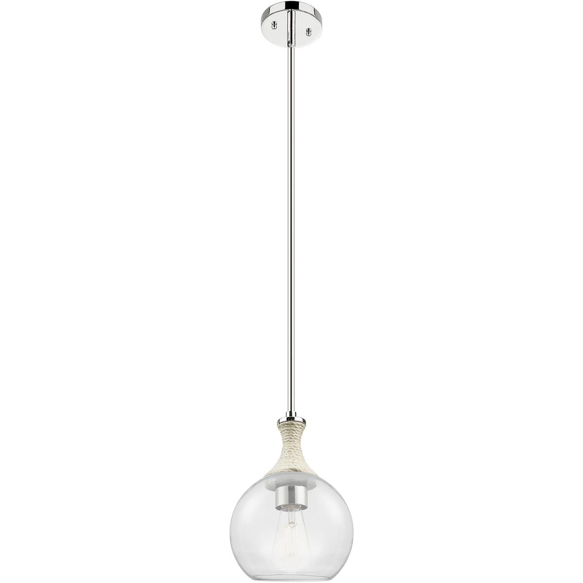 Innovations Lighting 415-1SR-PN-G122-8 Astor 1 Light 8 inch Polished Nickel Mini Pendant Ceiling Light in Clear Glass
