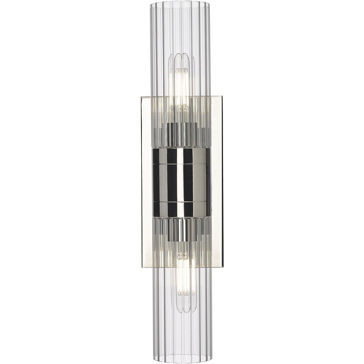 Innovations Lighting Bruno Marashlian Empire 18 Inch 2 Light Bath Vanity Light Empire - 429-2WL-PN-G429-8CL - Modern Contemporary