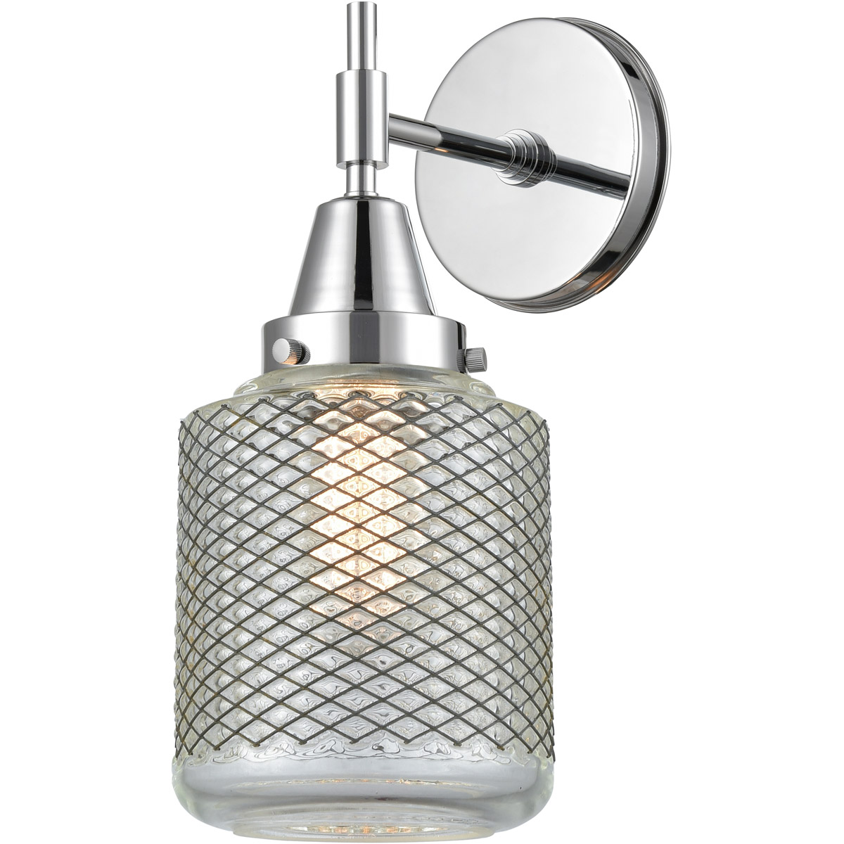 Innovations Lighting 447-1W-PC-G262-LED Caden LED 6 inch Polished Chrome Sconce Wall Light
