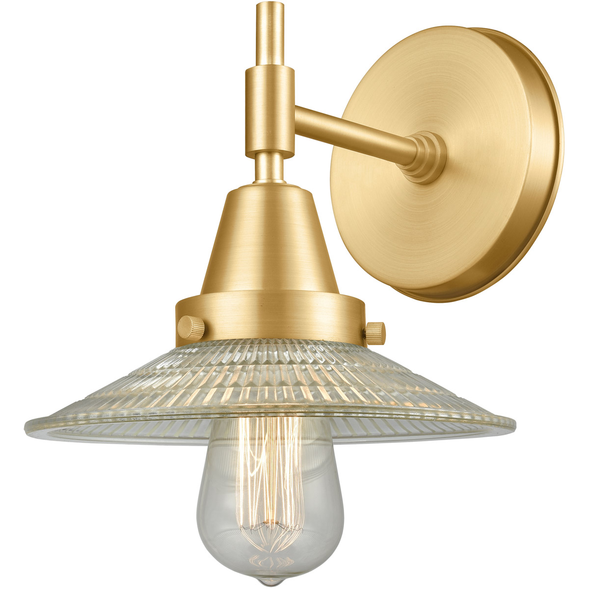 Innovations Lighting 447-1W-SG-G2 Caden 1 Light 9 inch Satin Gold Sconce Wall Light