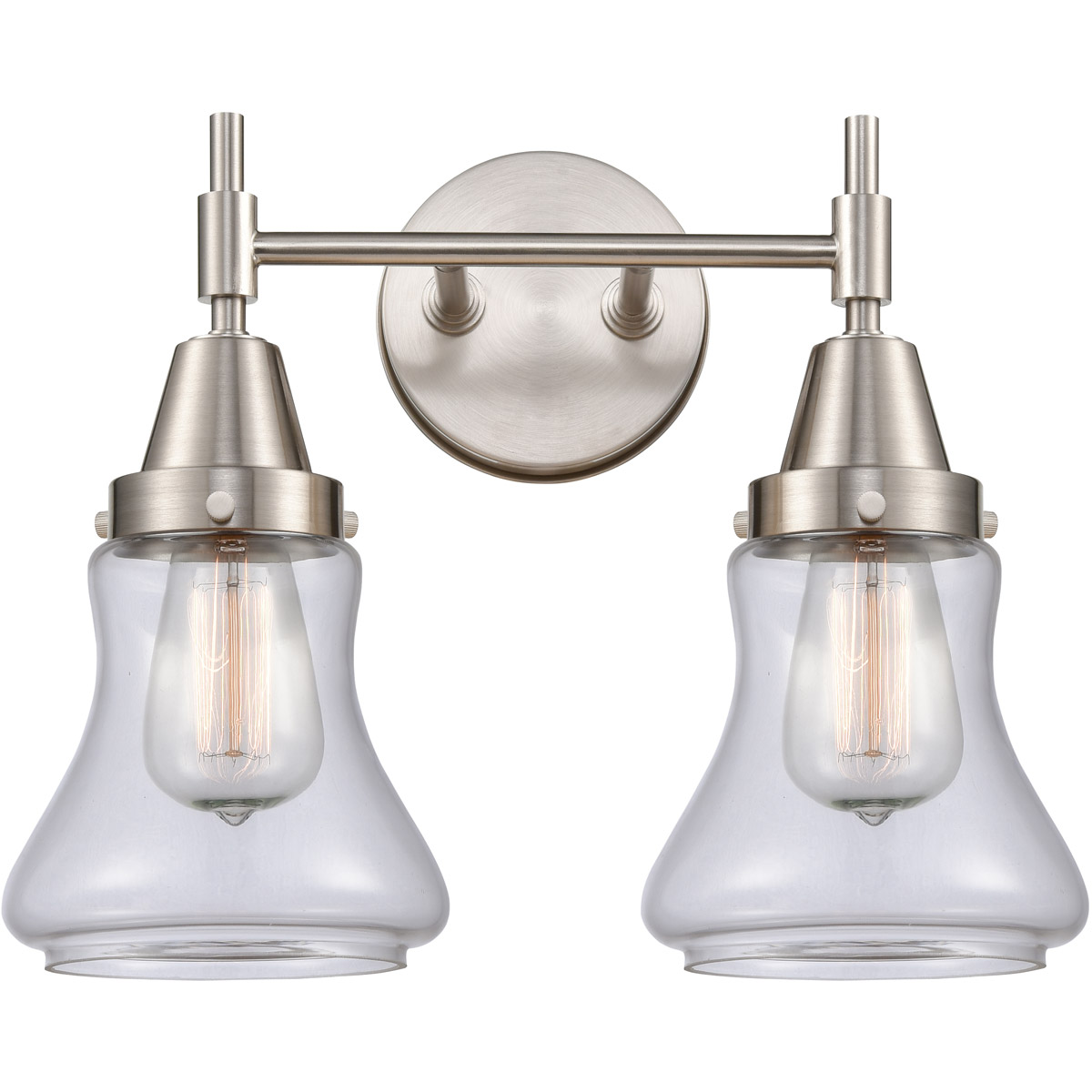 Innovations Lighting Bruno Marashlian Caden 15 Inch 2 Light Bath Vanity Light Caden - 447-2W-SN-G192 - Transitional