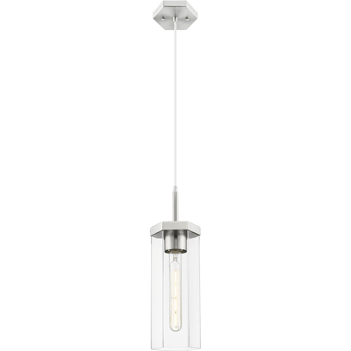 Innovations Lighting 463-1P-SN-G463-12CL Downtown Urban Blakeley 1 Light 5 inch Satin Nickel Pendant Ceiling Light in Clear