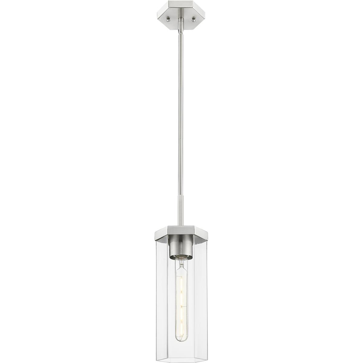 Innovations Lighting 463-1S-SN-G463-12CL Downtown Urban Blakeley 1 Light 5 inch Satin Nickel Pendant Ceiling Light in Clear