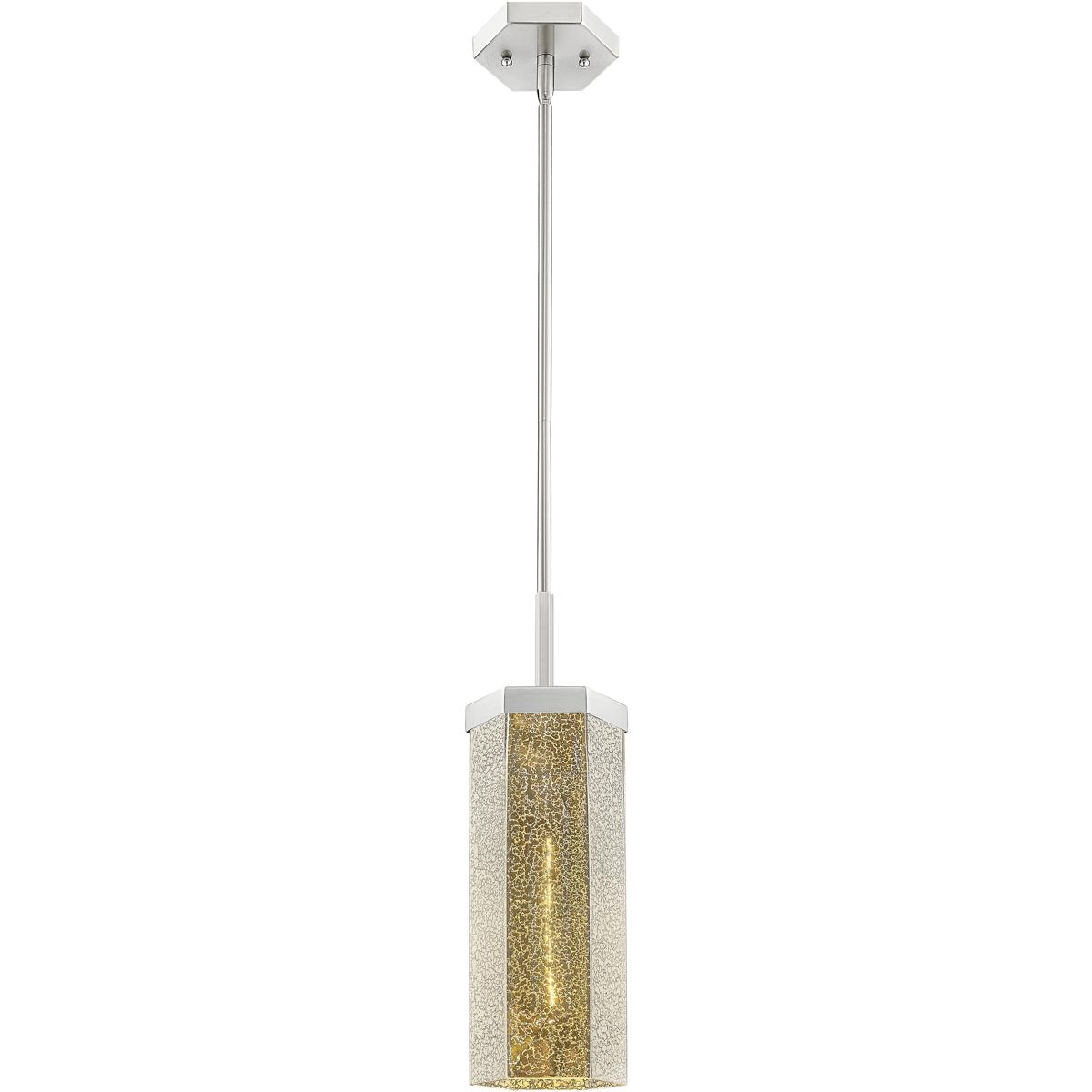 Innovations Lighting 463-1S-SN-G463-12ME Downtown Urban Blakeley 1 Light 5 inch Satin Nickel Pendant Ceiling Light in Mercury
