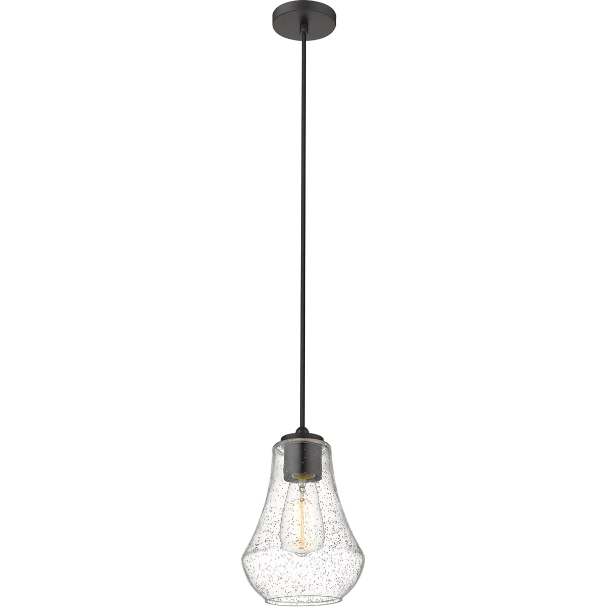 Innovations Lighting Bruno Marashlian Fairfield 7 Inch Mini Pendant Fairfield - 490-1P-BK-G574-7 - Modern Contemporary