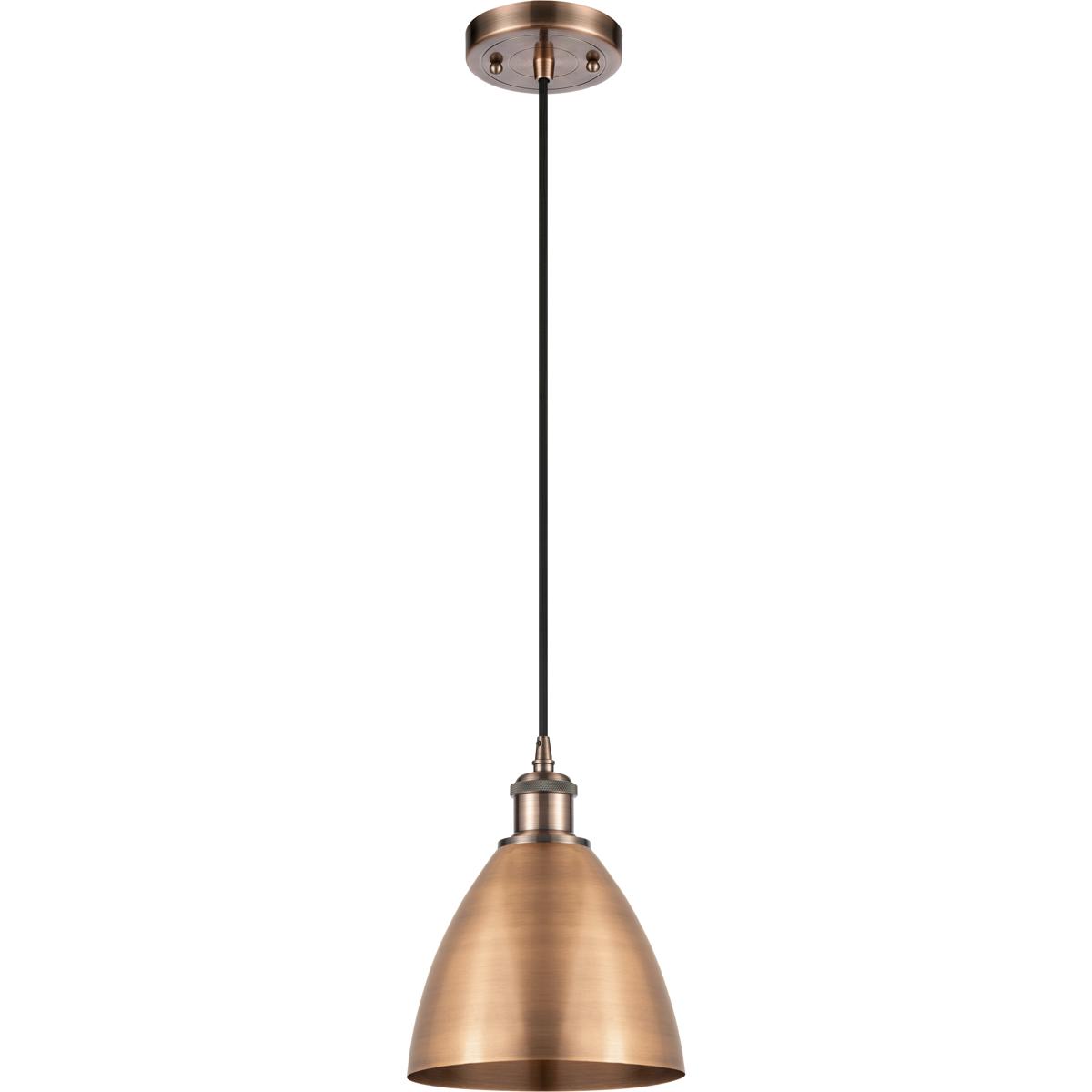 Innovations Lighting Bruno Marashlian Metal Bristol Mini Pendant Metal Bristol - 516-1P-AC-MBD-75-AC-LED - Industrial