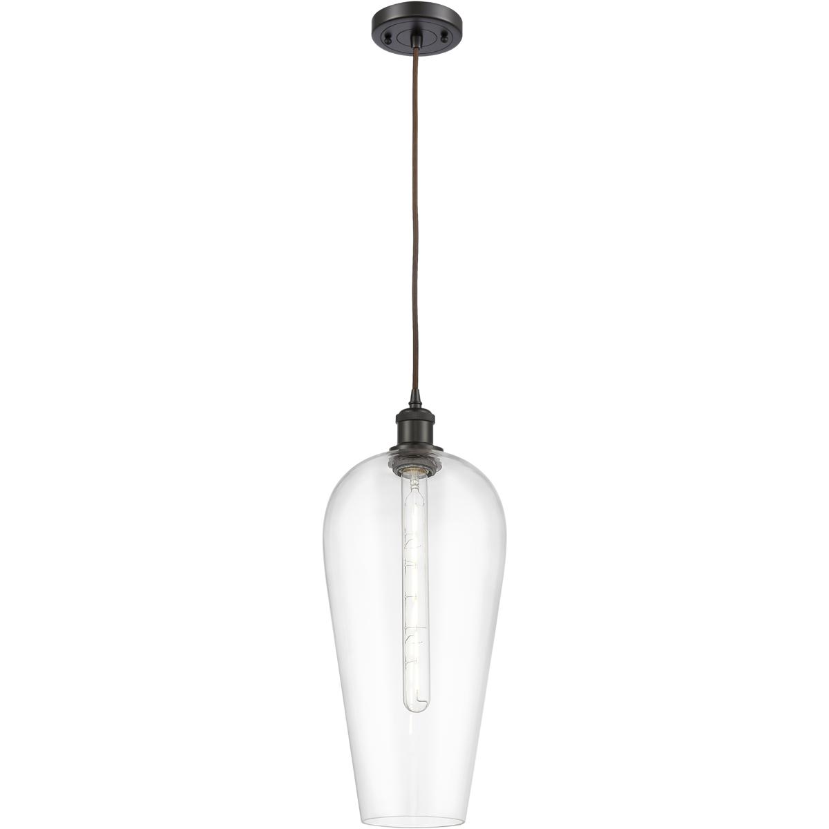 Innovations Lighting 516-1P-OB-G456-8CL Ballston Chelsea 1 Light 8 inch Oil Rubbed Bronze Mini Pendant Ceiling Light in Clear Glass