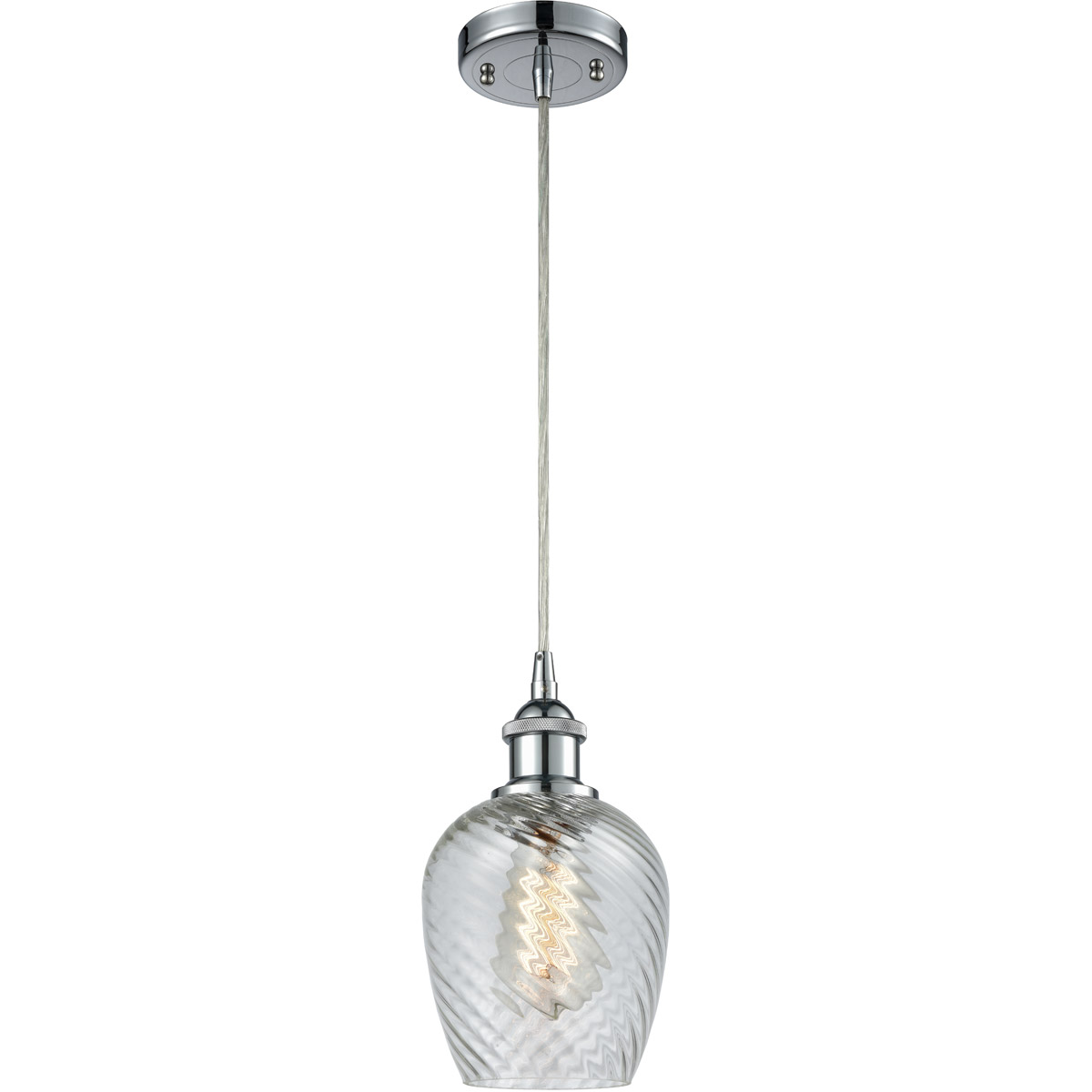 Innovations Lighting 516-1P-PC-G292 Ballston Salina 1 Light 5 inch Polished Chrome Mini Pendant Ceiling Light, Ballston