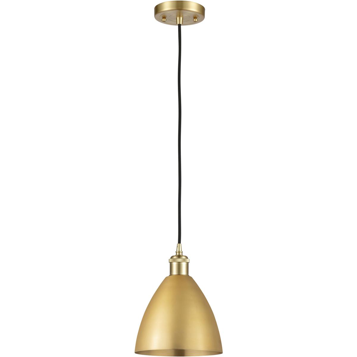Innovations Lighting Bruno Marashlian Metal Bristol Mini Pendant Metal Bristol - 516-1P-SG-MBD-75-SG-LED - Industrial