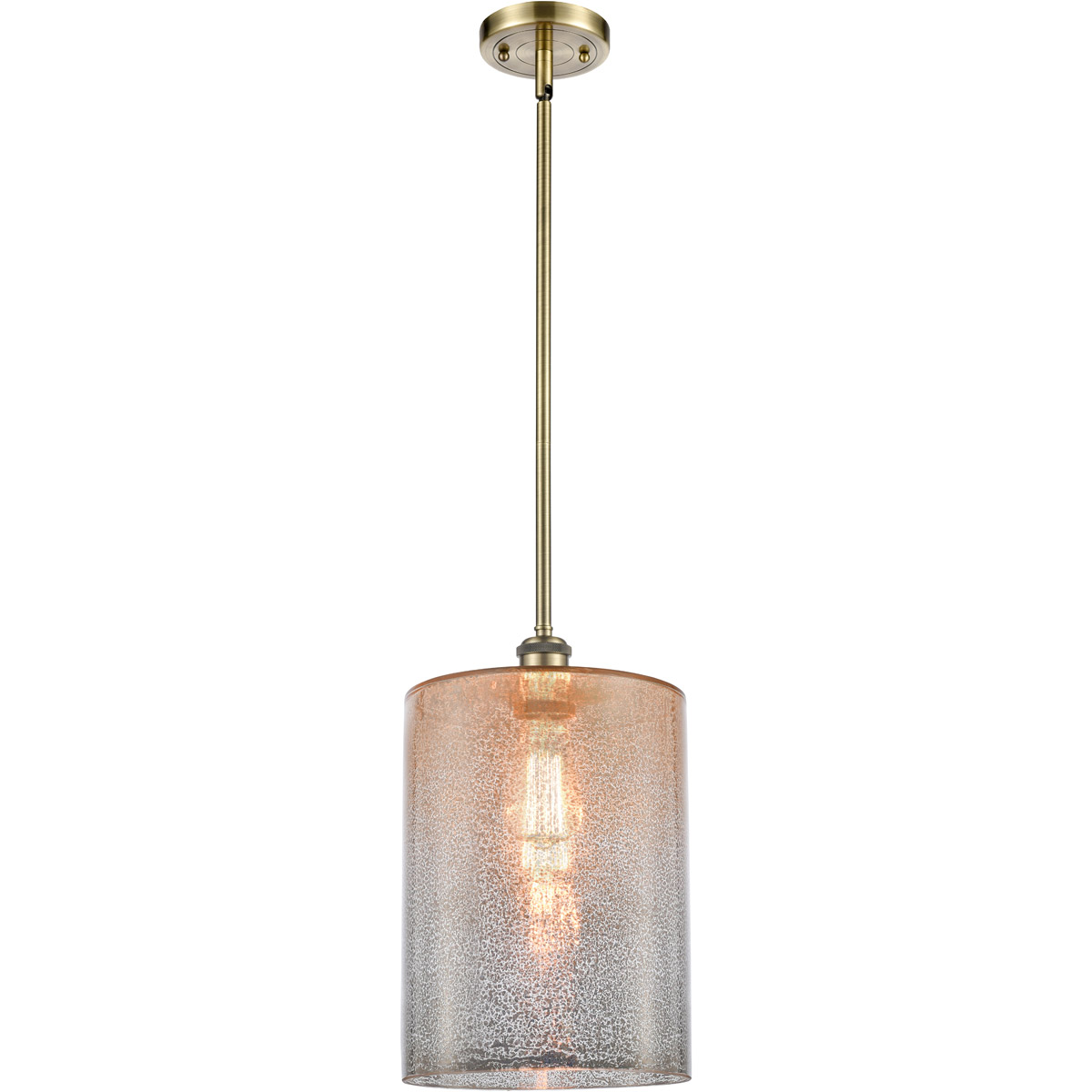 Innovations Lighting 516-1S-AB-G116-L Ballston Large Cobbleskill 1 Light 9 inch Antique Brass Pendant Ceiling Light in Incandescent, Mercury Glass, Ba