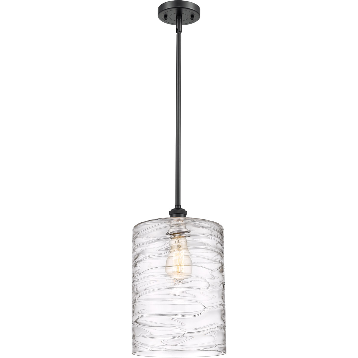 Innovations Lighting Bruno Marashlian Cobbleskill 9 Inch Mini Pendant Cobbleskill - 516-1S-BK-G1113-L - Modern Contemporary