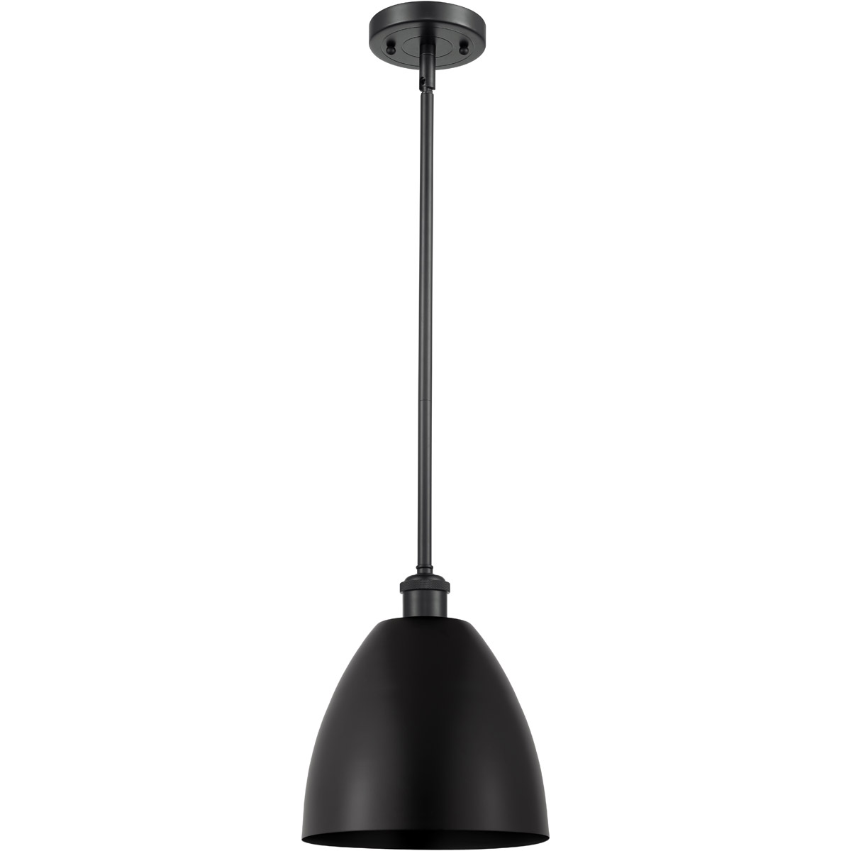 Innovations Lighting 516-1S-AC-MBD-75-SF-LED Ballston Plymouth Dome LED 7.5 inch Antique Copper Pendant Ceiling Light in Matte Seafoam