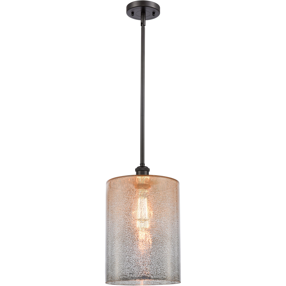 Innovations Lighting 516-1S-OB-G116-L Ballston Large Cobbleskill 1 Light 9 inch Oil Rubbed Bronze Pendant Ceiling Light in Mercury Glass, Ballston