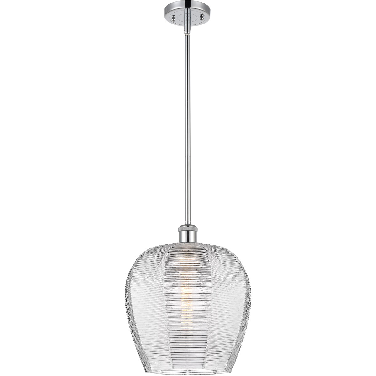 Innovations Lighting 516-1S-PC-G462-12 Ballston Norfolk 1 Light 12 inch Polished Chrome Mini Pendant Ceiling Light in Clear Glass
