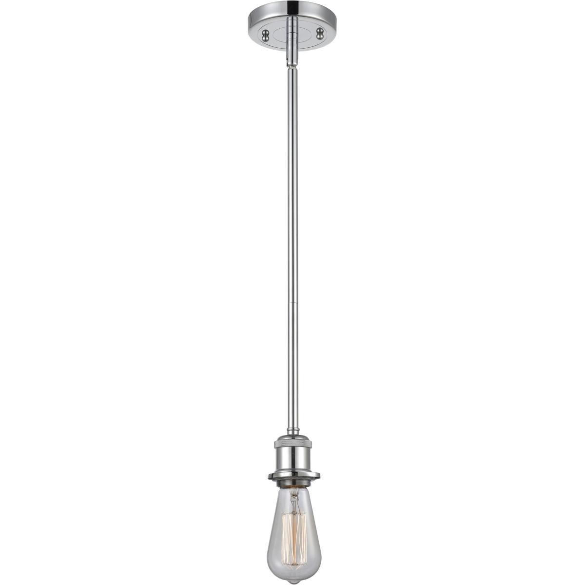 Innovations Lighting 516-1S-PC Ballston Bare Bulb 1 Light 4.5 inch Polished Chrome Pendant Ceiling Light, Ballston
