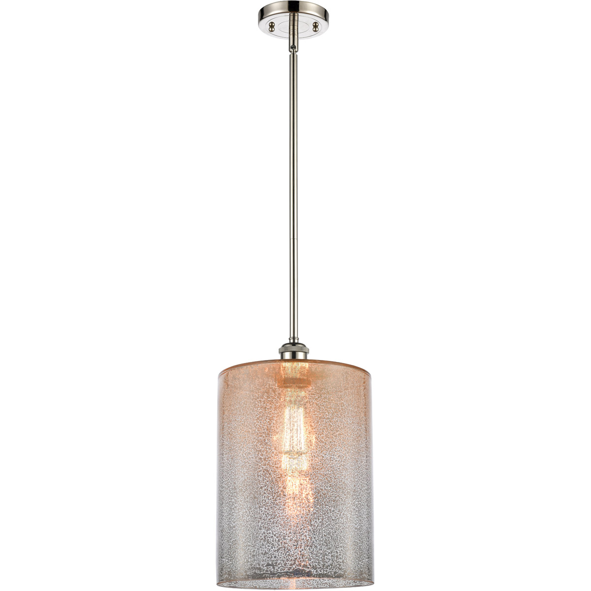 Innovations Lighting 516-1S-PN-G116-L Ballston Large Cobbleskill 1 Light 9 inch Polished Nickel Pendant Ceiling Light in Mercury Glass, Ballston