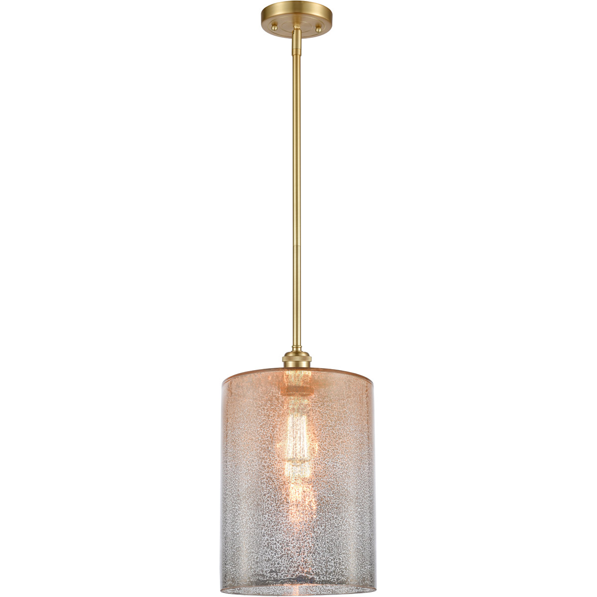 Innovations Lighting 516-1S-SG-G116-L Ballston Large Cobbleskill 1 Light 9 inch Satin Gold Pendant Ceiling Light in Mercury Glass, Ballston